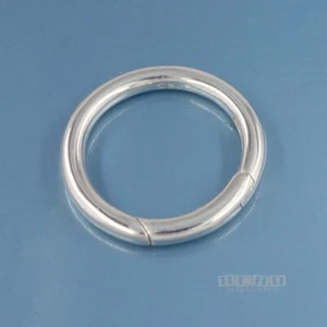 Sterling Silber runder Donut Ring Glieder Verbinder Verschluss / Verkürzer ~ 18 mm #44053 - Bild 1 von 3