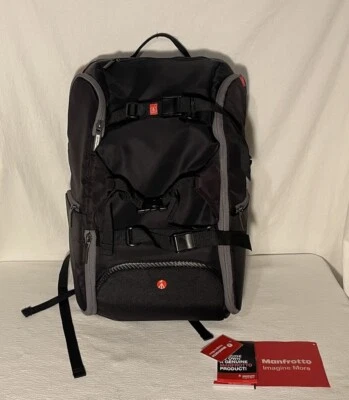 Manfrotto Advanced Camera and Laptop Backpack, Travel, Black - Image 1 of 4