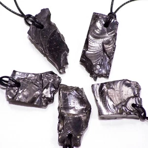 Elite Schungit Anhänger Halskette 5-6g EMF Schutz Erdung Heilung - Bild 1 von 1