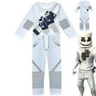 Boys Halloween DJ Costumes for Kids Music Festival Cosplay Jumpsuit Outfits Set