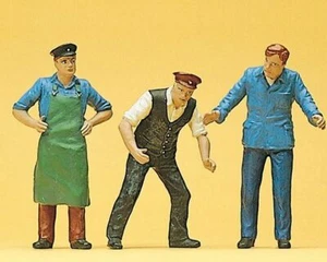 Preiser 45028 G Scale Delivery Men in Work Clothes - Picture 1 of 3