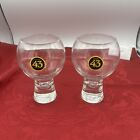 2 Licor 43 Cuarenta Y Tres Floating Bubble Weighted Base Cocktail Glasses Liquor