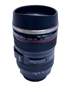 Cannon Style Realistic Faux Camera Lens Travel Mug By Caniam Photography Fun - Picture 1 of 12