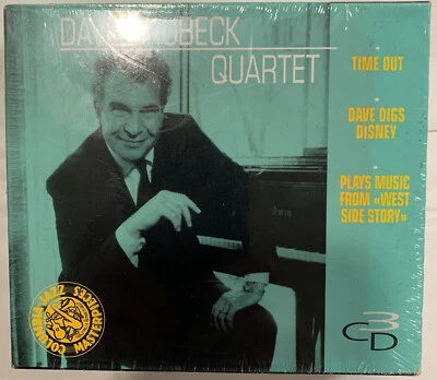 Dave Brubeck Quartet 3 CD Box Set 1996 Columbia (SEALED) Foto 1 de 2