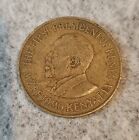 Kenya 5 Cents Coin, 1970. Km# 10, Nickel-Brass. Mzee Jomo Kenyatta. Sharp Coin.