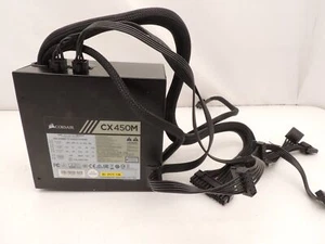 Corsair CX450M 450W ATX 80 PLUS Bronze w/ 2 Cables Desktop Modular Power Supply - Afbeelding 1 van 7