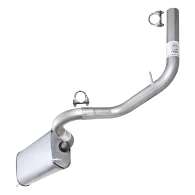 Stainless Steel Direct-fit Rear Muffler fits: 2005-2012 Toyota Tacoma 4.0L - Image 1 of 4