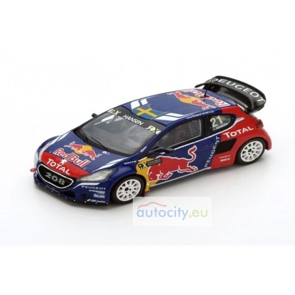 Spark 1/43 Scale S5194 - PEUGEOT 208 Winner World RX of Canada 2016