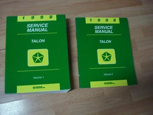 1998 Eagle Talon Service Manuals Volumes 1 & 2 - Bild 1 von 1