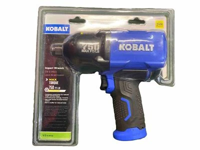 Kobalt Impact Wrench Pneumatic 1/2-in Drive 0.5-in 750-ft Air Tool Gun NEW! - Image 1 of 3