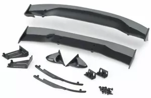 RC CAR UNIVERSAL TUNING HECK FLÜGEL SPOILER FÜR DRIFT 1/10 SCHWARZ # JLR1000 - Bild 1 von 13