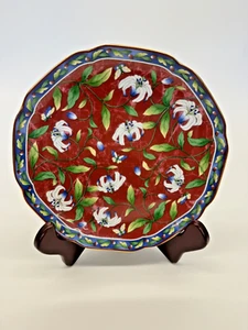 Lily Hand Decorated Collector Plate Takahashi San Francisco 1994 Made in Japan - Picture 1 of 3