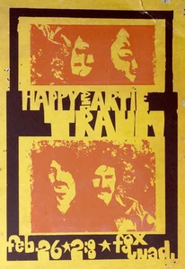 1970 HAPPY & ARTIE TRAUM Vintage ST PETERSBURG FL Eckerd College CONCERT POSTER - Picture 1 of 3