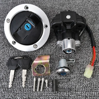 Ignition Switch Seat Lock with Key cap cover For Suzuki SV650A ABS 2003-2009 Foto 1 de 4