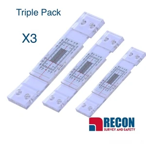 RECON SURVEY TELL TALE WALL CRACK MONITOR - STD Dreifachpack - £ 14,37 + MwSt. - Bild 1 von 4