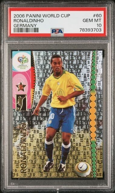 2006 Panini World Cup Germany 60 Ronaldinho PSA10