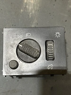 OEM 03-07 Chevrolet Avalanche 1500 Auto Headlight Dash Head Light Dimmer Switch - Image 1 of 4