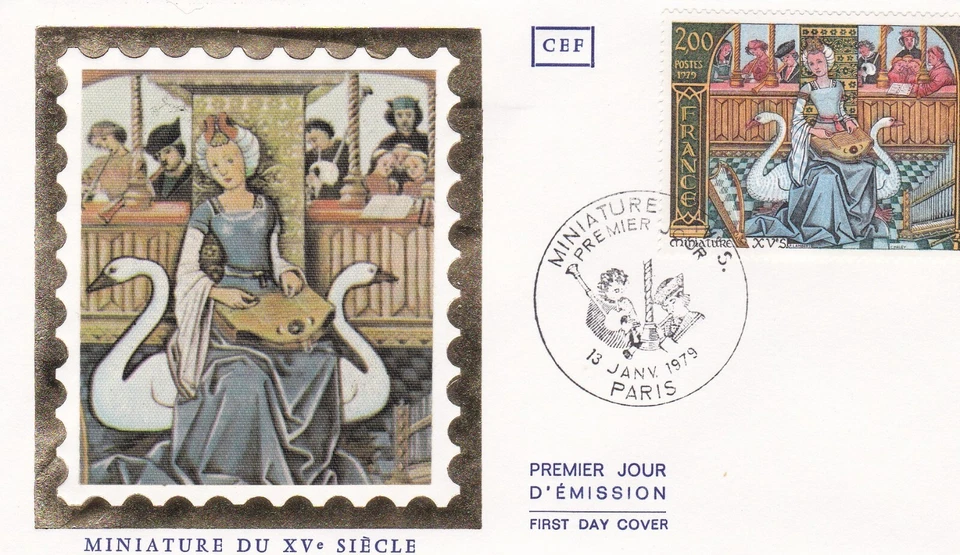 France 1979 FDC Miniature On The Music yt - Image 1 of 1