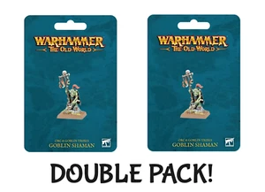 Warhammer The Old World: Orc & Goblin Tribes - Goblin Shaman DOUBLE PACK NIB! - Picture 1 of 1