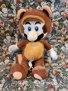 Good Stuff Nintendo Super Mario Plush Tanooki Brown Raccoon Suit Stuffed Toy 12" - Picture 1 of 5
