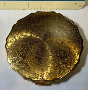 VINTAGE STRATTON KOMPAKT GOLDTON BLUMENDESIGN W211 - Bild 1 von 5