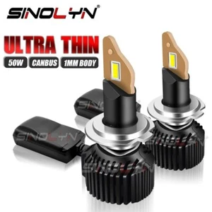 50W 1mm Canbus H7 LED Bulb Headlight Ultra Thin Turbo Car H7 Led Lamp 8700LM Kit - Picture 1 of 10