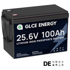 24V 100Ah LiFePO4 Lithium Batterie Solar Wohnmobil Boot Akku BMS 12000+ Zyklen - Bild 1 von 3