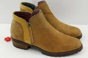 The North Face Bridgeton Damen braun/hellbraun Leder Reißverschluss Stiefeletten Größe 10 - Bild 1 von 10