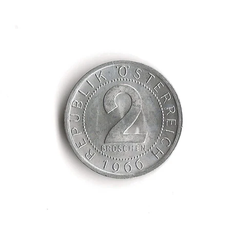 1966 Austria - 2 Groschen - 636 Cover