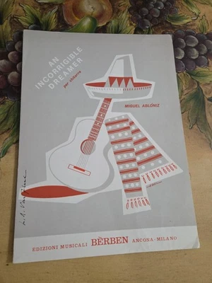 Мигель Аблонис Неисправимый Мечтатель Для Классической Гитары Редкие Нотные Ноты - Изображение 1 из 2