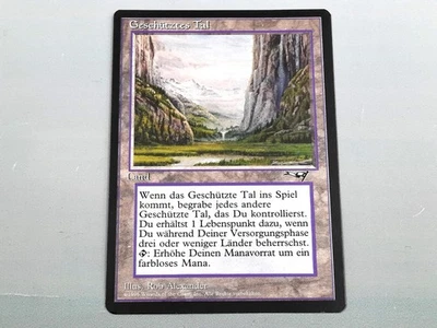 MTG - ALLIANCES (BB/'96) - GESCHÜTZTES TAL - SHELTERED VALLEY /RARE/NEVER PL./NM - Bild 1 von 4
