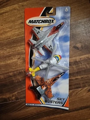 2001 Matchbox Sky Busters 3 Pack, Stealth Fighter, Attack Jet, Helicopter, NIB!! - Image 1 of 3