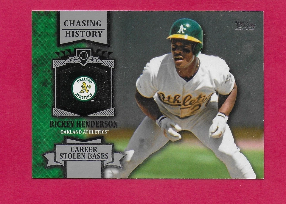 Rickey Henderson Topps 插入/平行版-您挑选-NRMT — 第 1/1 张图片