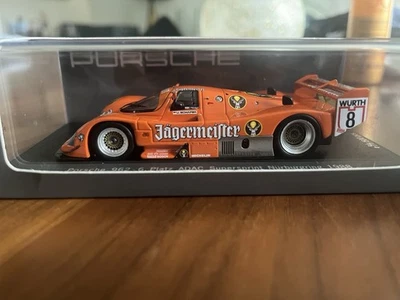 SPARK 1/43 Porsche 962 Jagermeister #8 Nurburgring 1988 Uwe Schafer - Immagine 1 di 3