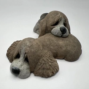 Hallmark 1993 Lou Rankin’s Little Creations Partners Puppies Dogs Figurine - Picture 1 of 13