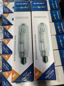 Lots Of 2 Hydroplanet 600W MH (Metal Halite) Hydroponic Grow Light Bulbs - Picture 1 of 2