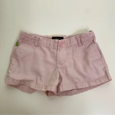 Pantalones cortos chinos Polo de Ralph Lauren para niños pequeños talla 5 rosa claro Foto 1 de 4