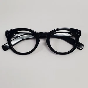 Eyebuydirect Morla Brillengestell schwarz C2 48 23 145 rund Kunststoff - Bild 1 von 5