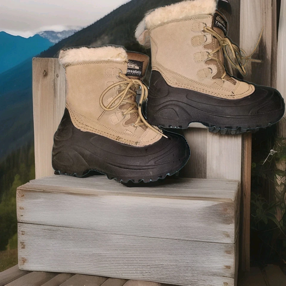 Nuevas botas de nieve para mujer Itasca Thinsulate de cedro, talla 6 marrón/piel bronceada Foto 1 de 4