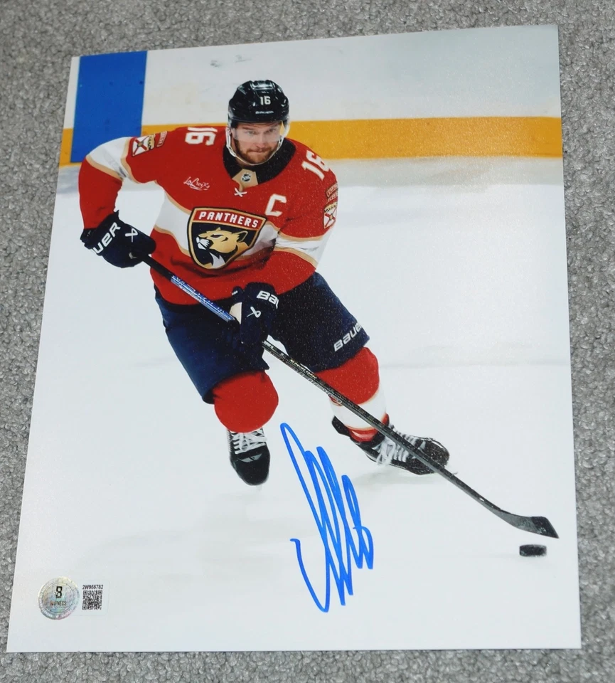 Фотография АЛЕКСАНДРА БАРКОВА с автографом Florida Panthers 8x10 + сертификат подлинности BECKETT 2W955782 - Изображение 1 из 1