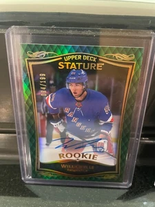 2023-24 Upper Deck Stature #47 Will Cuylle GREEN AUTO #'d 084/199 - Picture 1 of 1