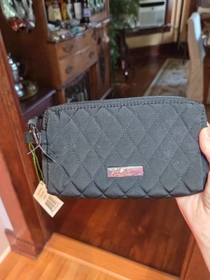 Bolso de Cosméticos Vera Bradley Pequeño Negro en Caja Nuevo Con Etiquetas Foto 1 de 4