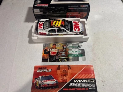 Greg Biffle Autographed #16 3M Pocono win 2010 Fusion w/autographed RF fan tix - Image 1 of 4