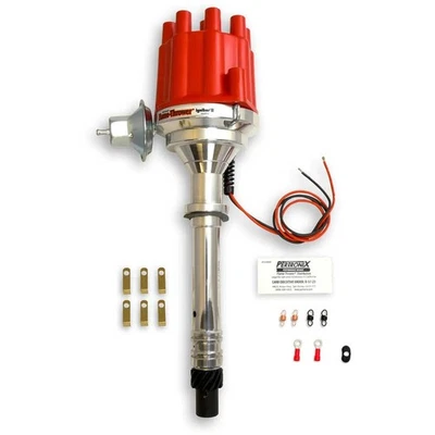 Chevrolet V8 Pertronix Flame Thrower Ignitor II Billet Distributor; Vacuum - Image 1 of 4