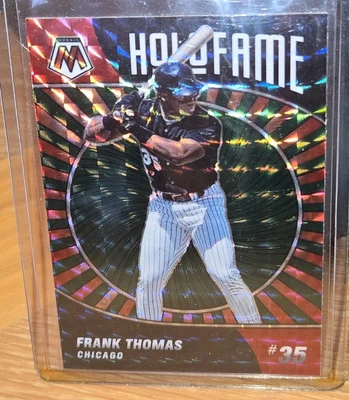 Frank Thomas 2022 Panini Mosaic HoloFame Green Mosaic Prizm #HF-5 White Sox Foto 1 de 2