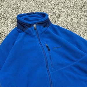 VTG Patagonia R2 Fleece Jacket Full Zip Blue Mens XL Blend Outdoors Active USA - Picture 1 of 7