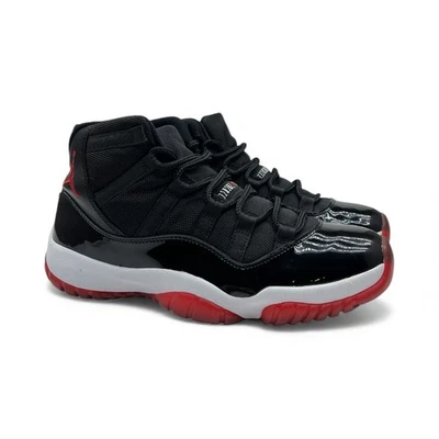 Air Jordan 11 XI Retro Bred 2012 para hombre talla 9 negro rojo OG 378037-061 Foto 1 de 4