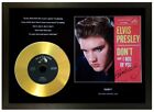 ELVIS PRESLEY DONT SIGNED PHOTO WITH GOLD DISC MEMORABILIA COLLECTABLE GIFT