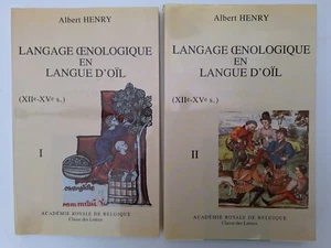 histoire langue Oïl oenologie oenology moyen âge middle ages history langage vin - Photo 1/1
