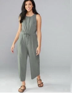 NWT / $90 ~ REI Co-op Sun Up Sleeveless Jumpsuit / Sage Gray / Large - Picture 1 of 8